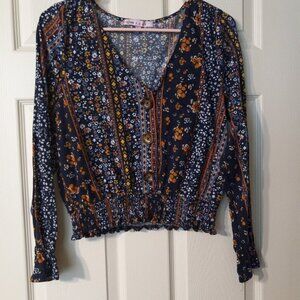 Crave Fame Women's Blouse Size Large